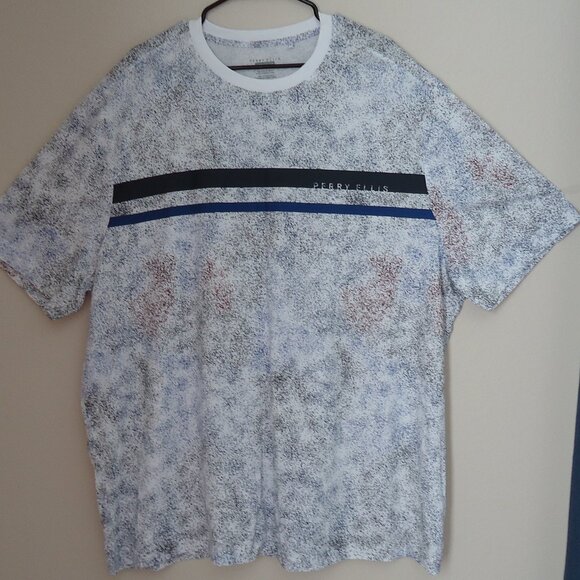SIZE 3XLT. Perry Ellis 100% pima cotton men's t-shirt. - Picture 1 of 11